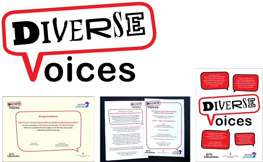 Click to find out more Diverse Voices Logo
